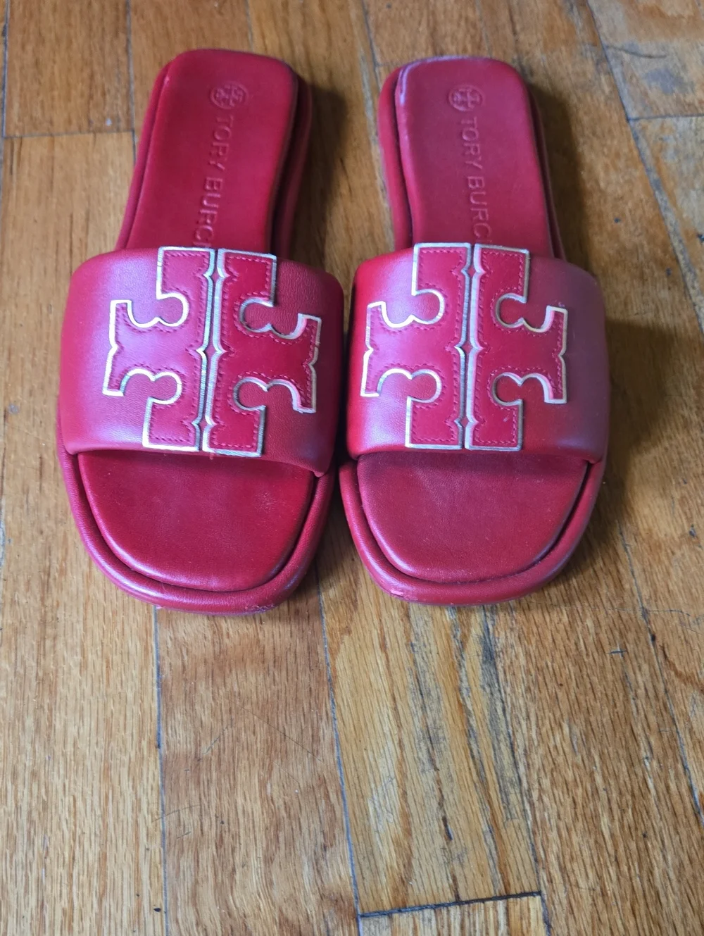 Tory Burch Double T Sport Slides
